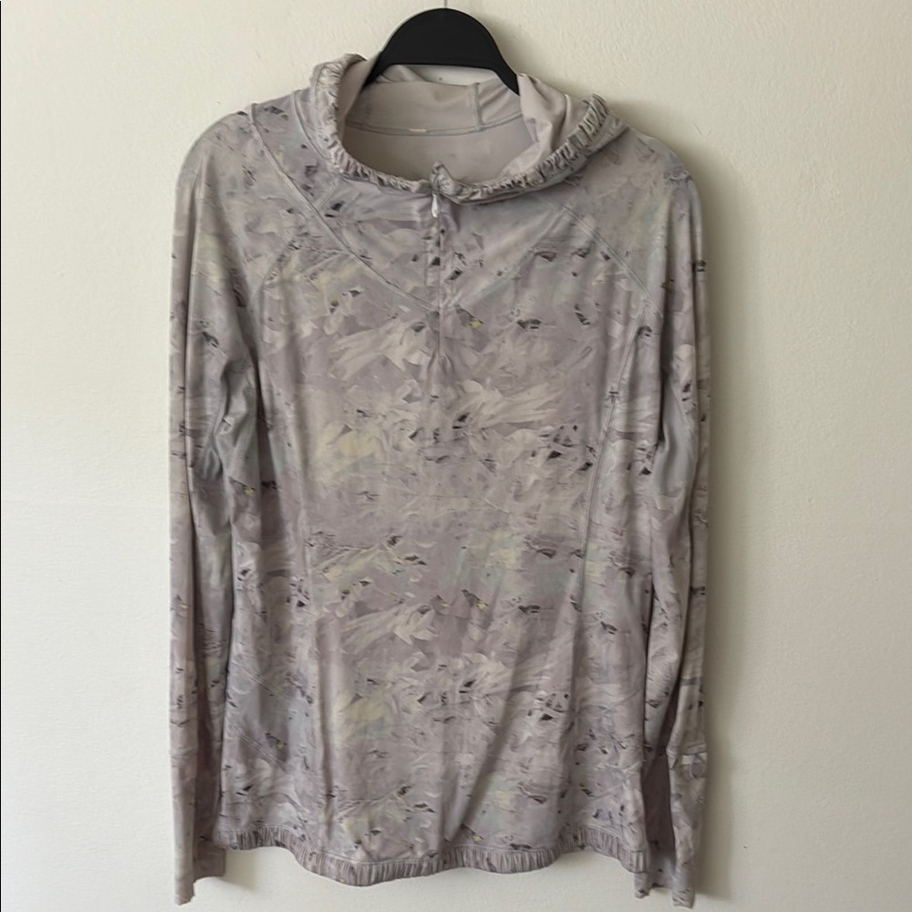 lululemon athletica Gray Hooded Sweatshirt